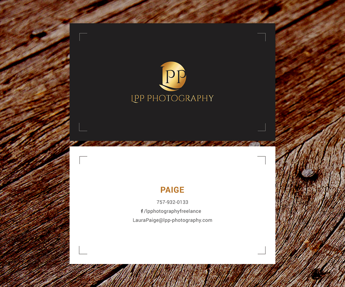 Diseño de Tarjeta de Presentación por SS_Designs para LPP Photography | Diseño #10156180
