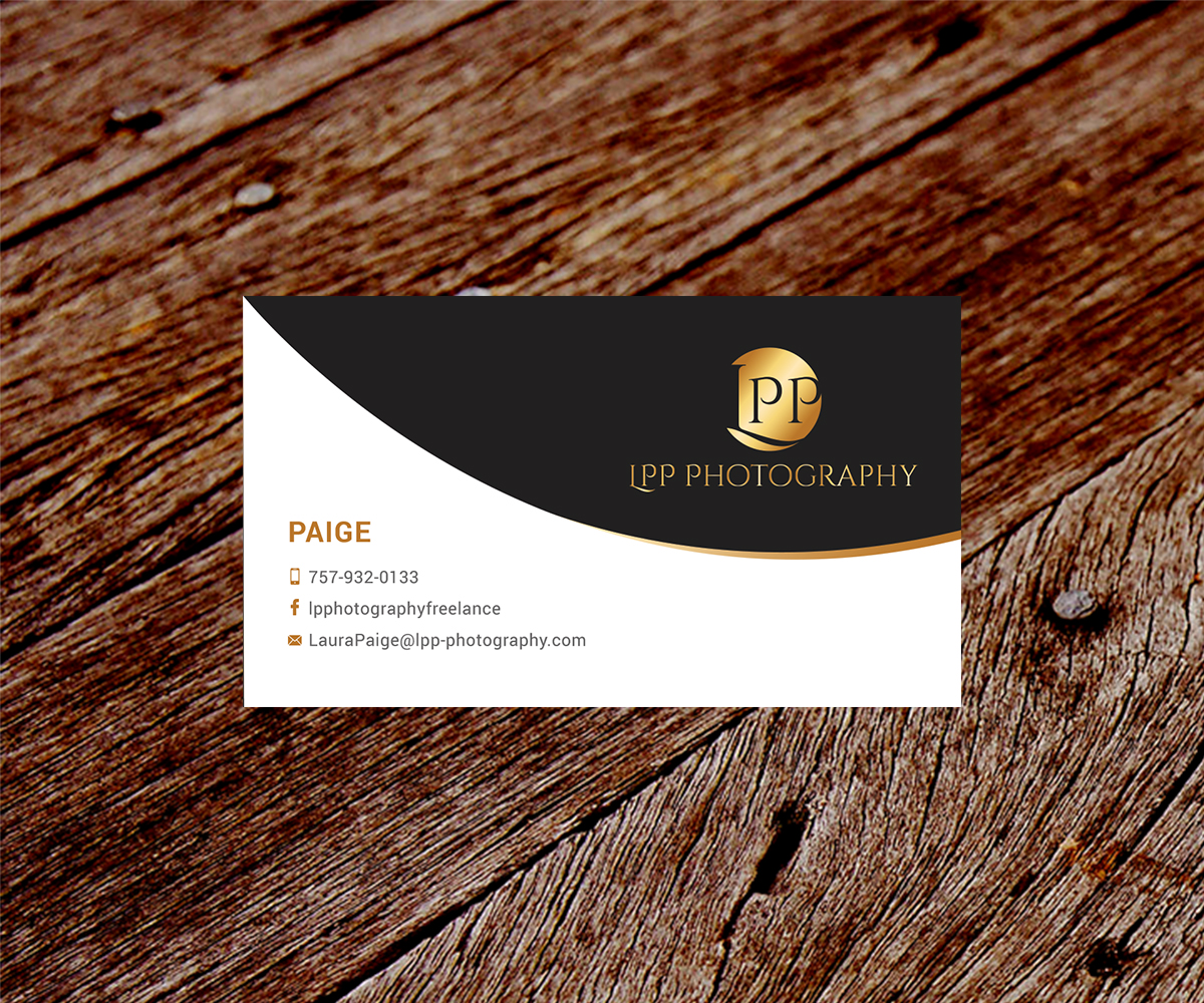 Business Card Design by SS_Designs for LPP Photography | Design #10156181