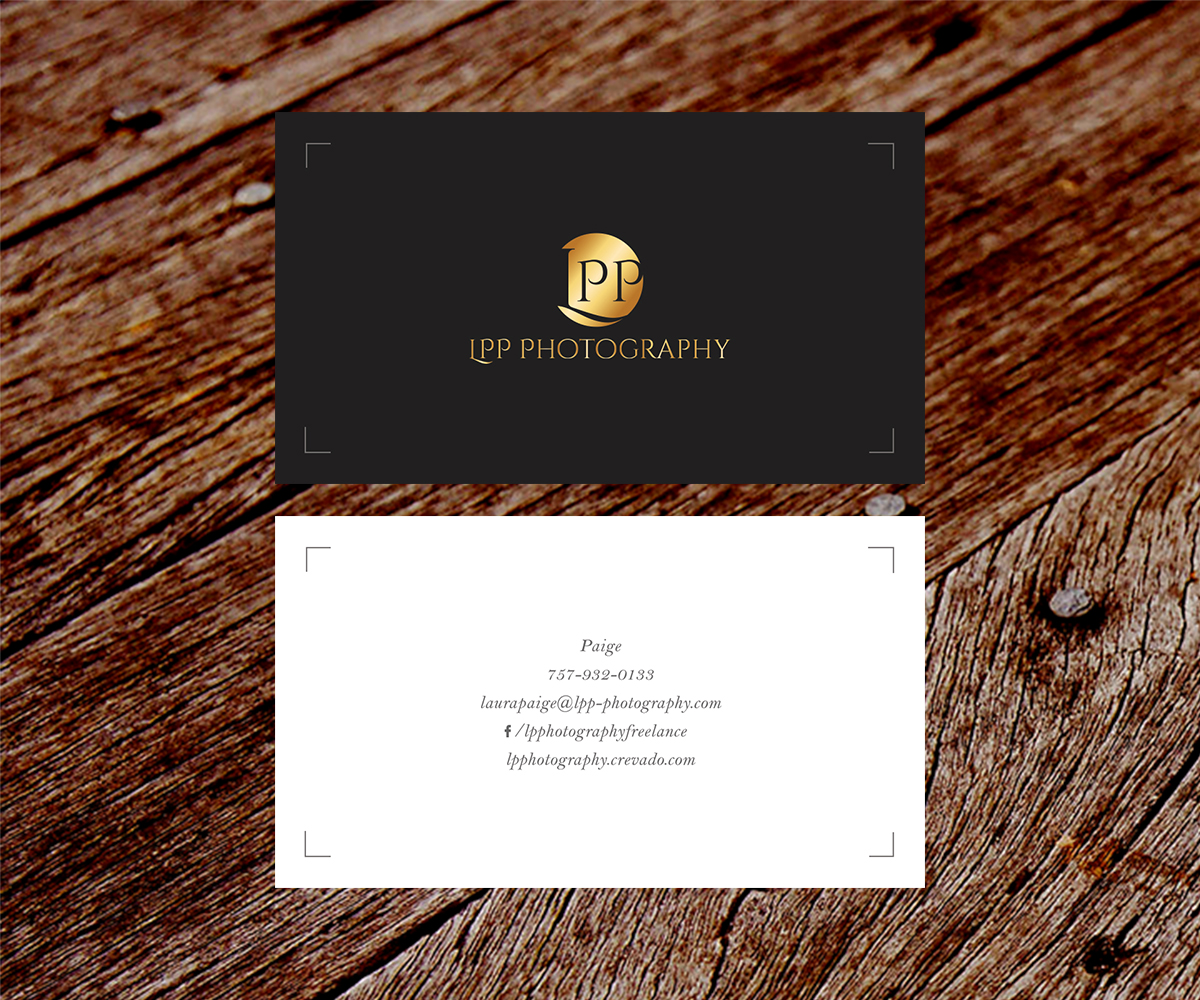 Diseño de Tarjeta de Presentación por SS_Designs para LPP Photography | Diseño #10271914