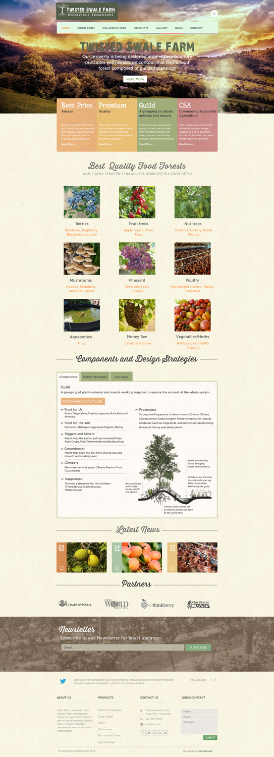 Logo Design by Da Miracle for Twisted Swale Farm | Design #9923119