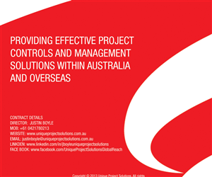 Brochure Design by beskillus for Unique Project Solutions | Design: #2174674