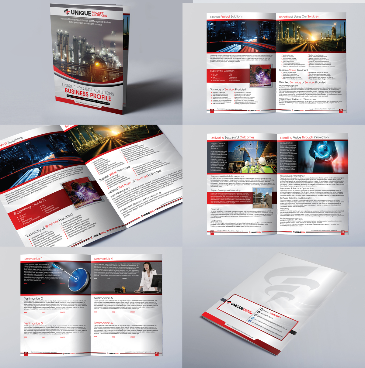 Brochure Design by Design House™ for Unique Project Solutions | Design: #2173300