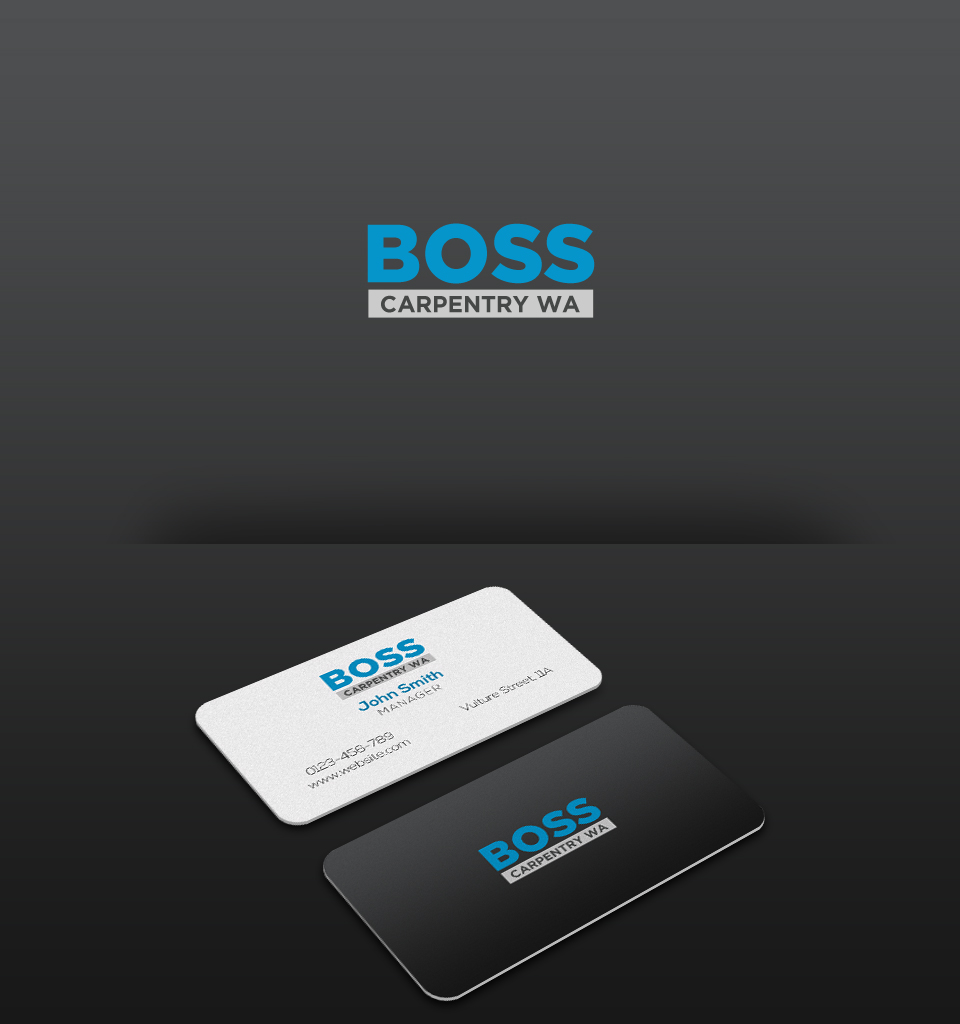 Diseño de Logo por JohnM. para Boss carpentry | Diseño #10105334