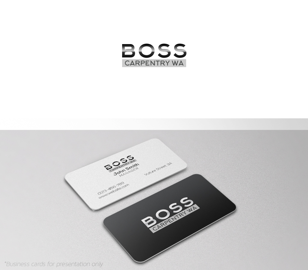 Diseño de Logo por JohnM. para Boss carpentry | Diseño #9909189