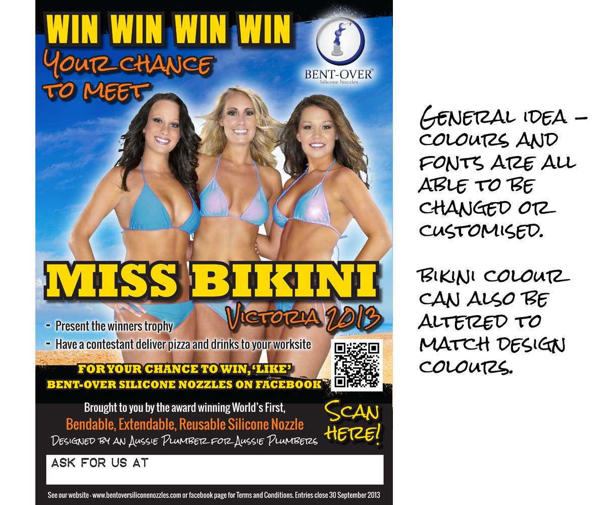 Poster Design by TheStableDesign for BENT-OVER Silicone Nozzles | Design #2154476