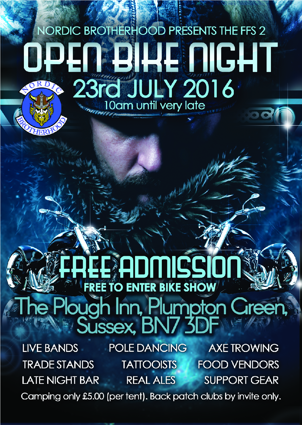 Flyer Design by abc. for Nordic Brotherhood Sussex | Design #10097898