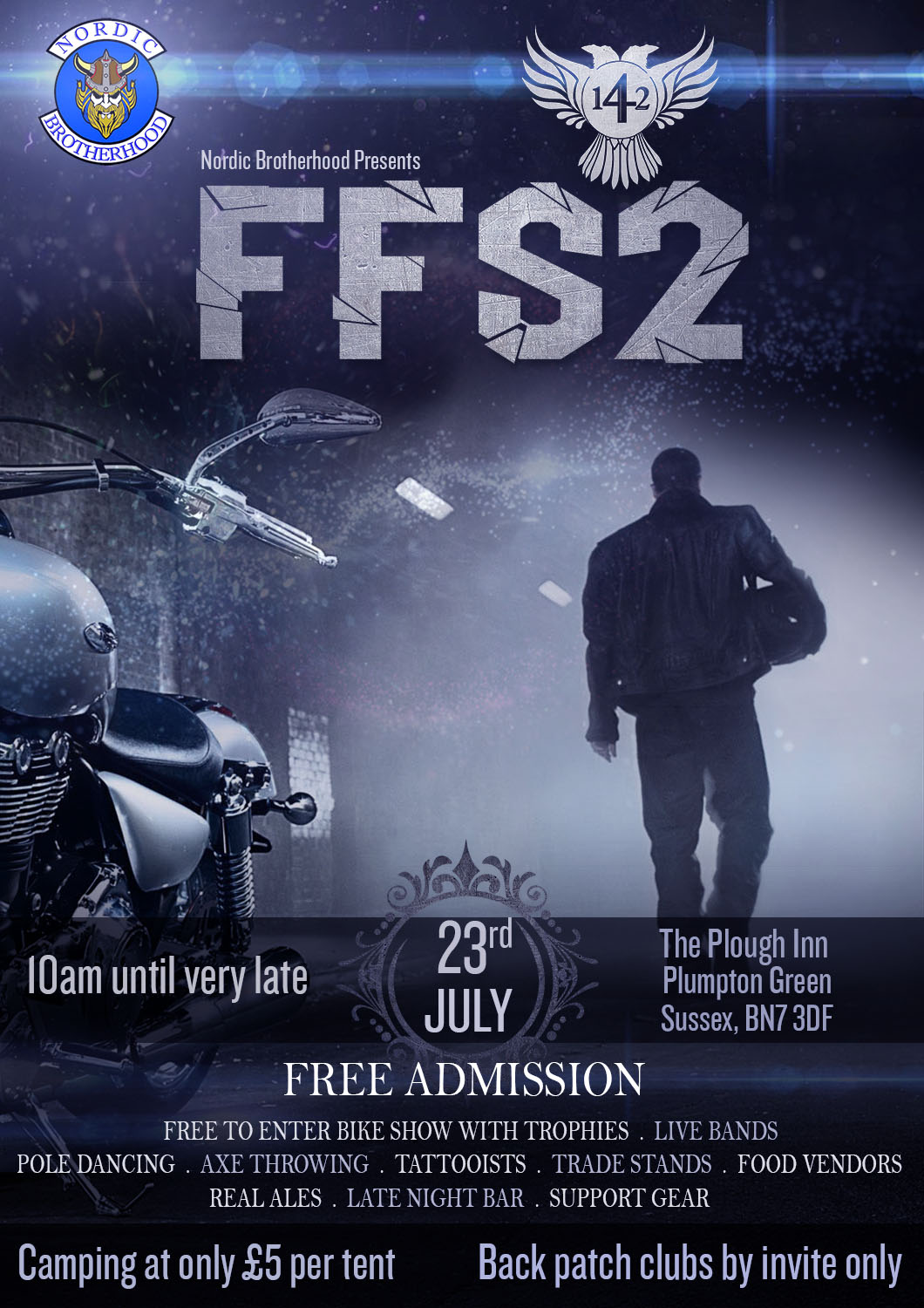 Diseño de Flyer por Sachin Rupasinghe para Nordic Brotherhood Sussex | Diseño #10170460