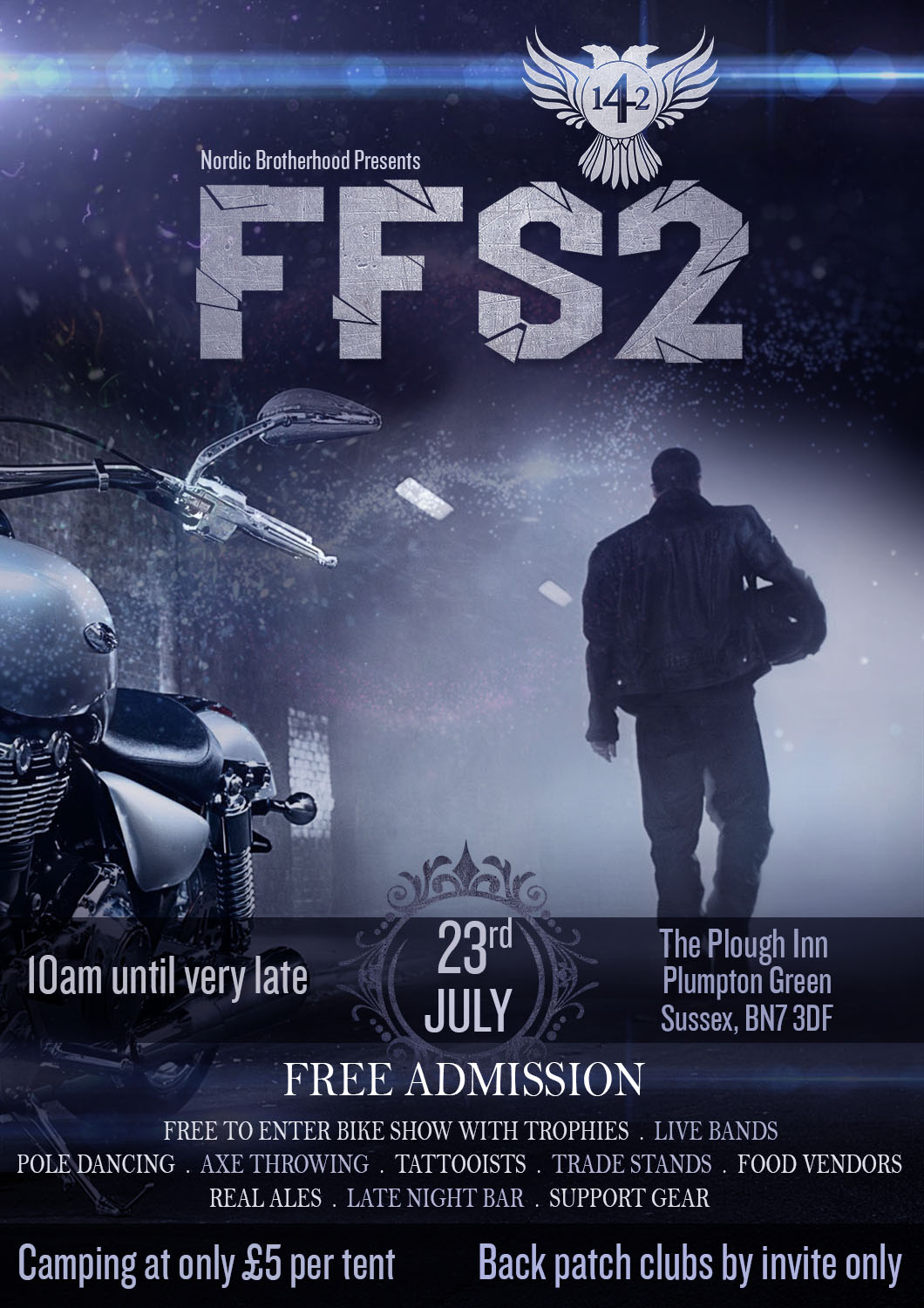 Diseño de Flyer por Sachin Rupasinghe para Nordic Brotherhood Sussex | Diseño #10201096