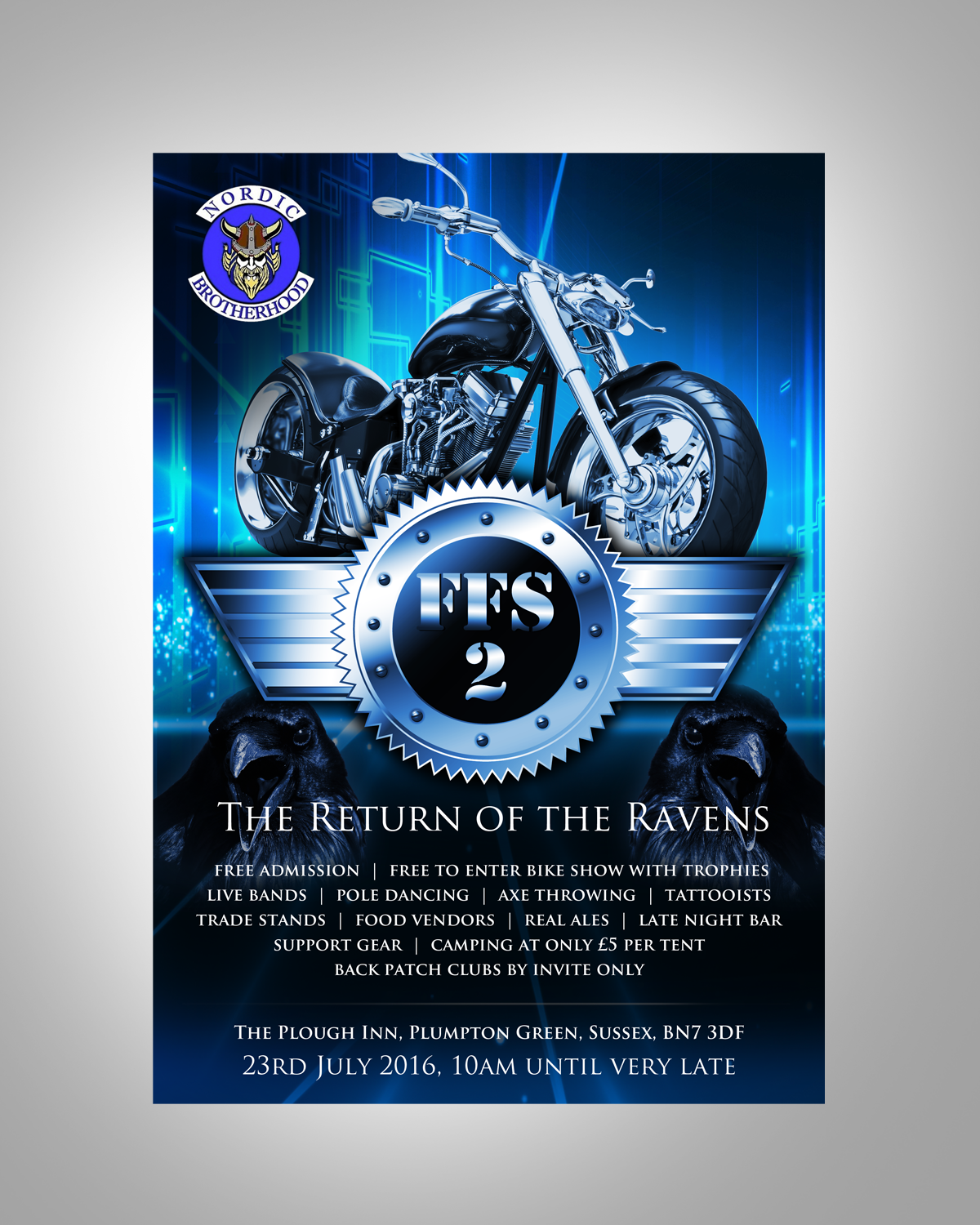 Flyer Design by pivotaldesign.biz for Nordic Brotherhood Sussex | Design #10106119