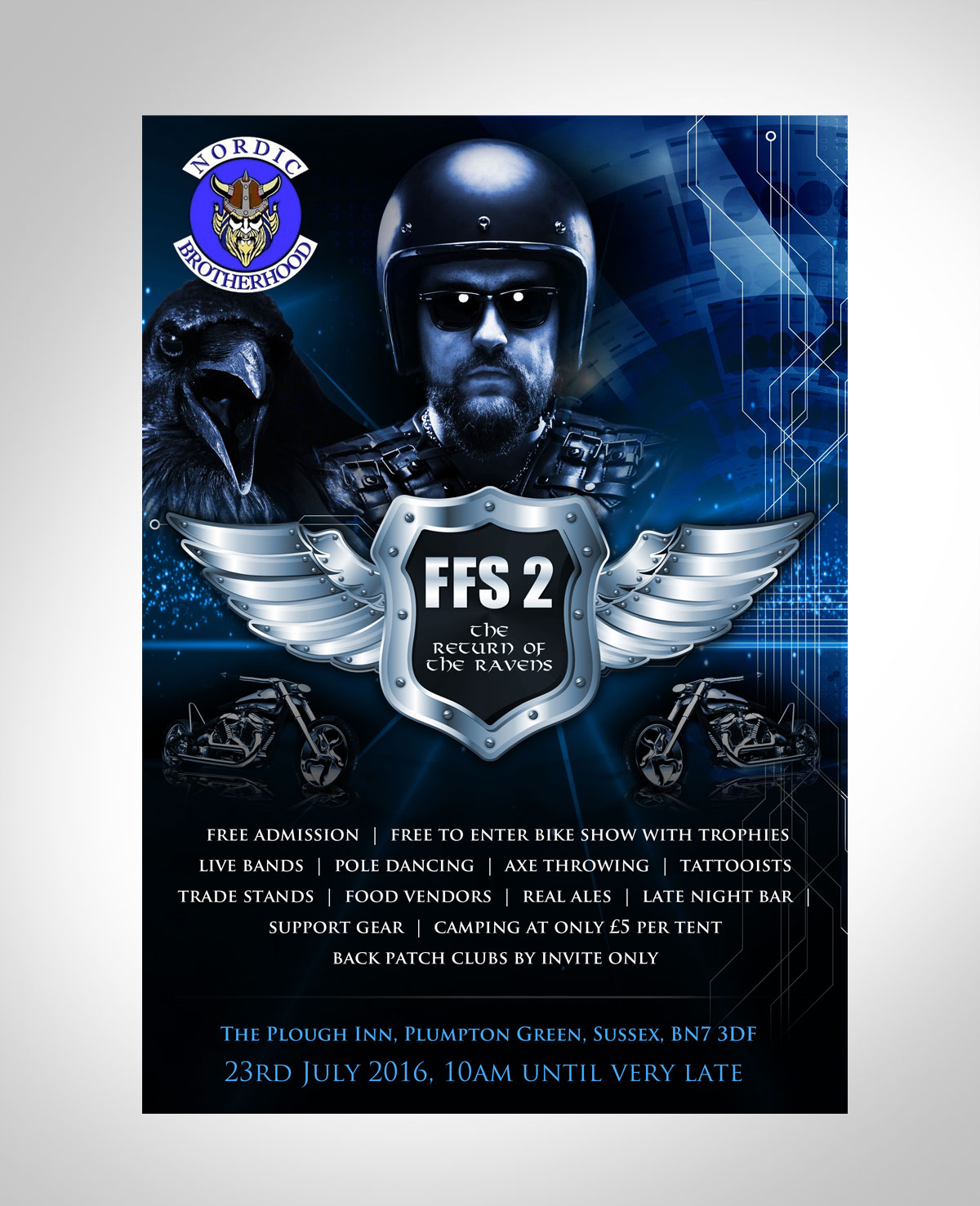 Flyer Design by pivotaldesign.biz for Nordic Brotherhood Sussex | Design #9949854