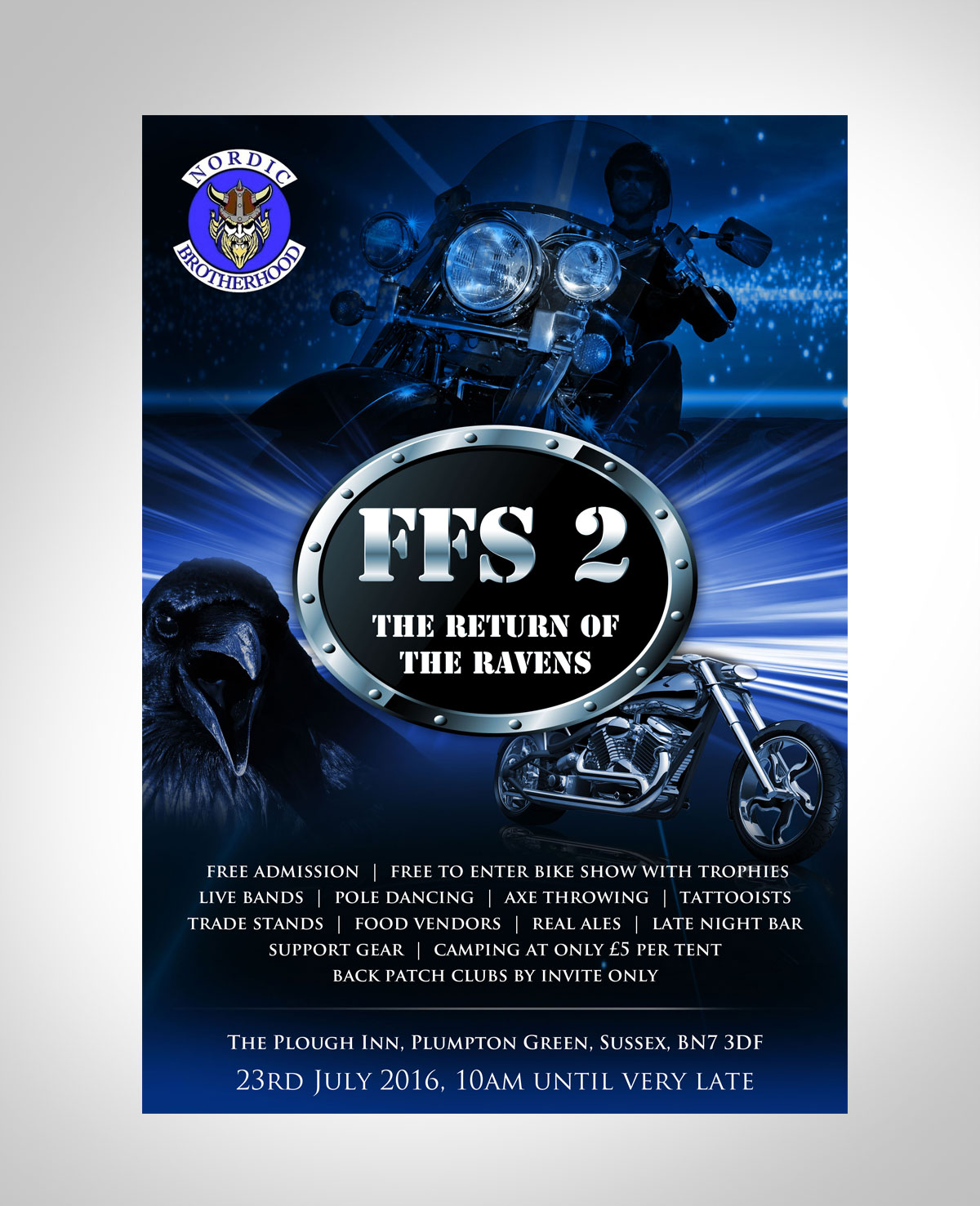 Flyer Design by pivotaldesign.biz for Nordic Brotherhood Sussex | Design #9949857