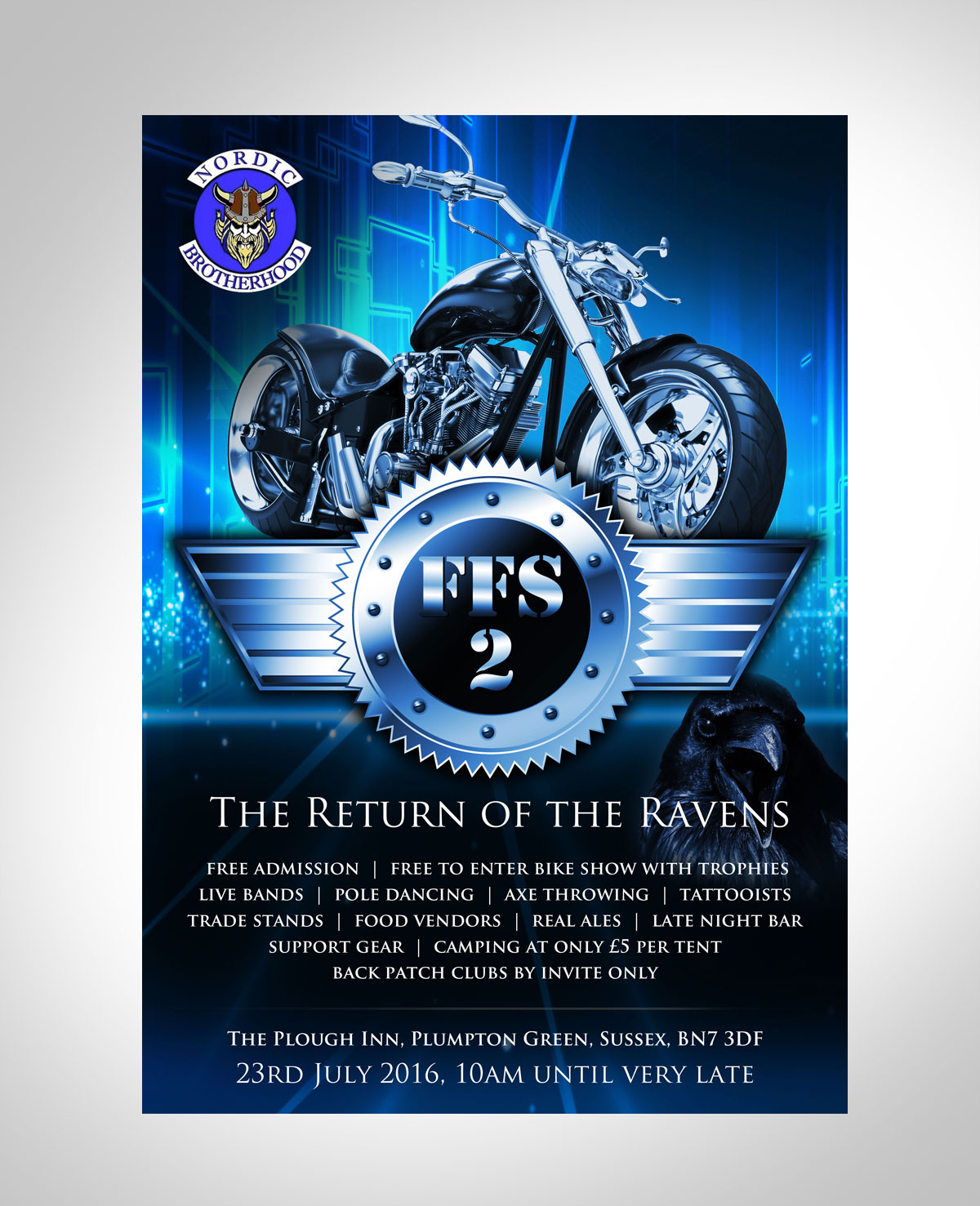 Flyer Design by pivotaldesign.biz for Nordic Brotherhood Sussex | Design #9949880