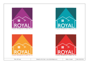 Logo Design by [n]visionDesign for Royal Property Management & Sales Pty Ltd | Design #9910539