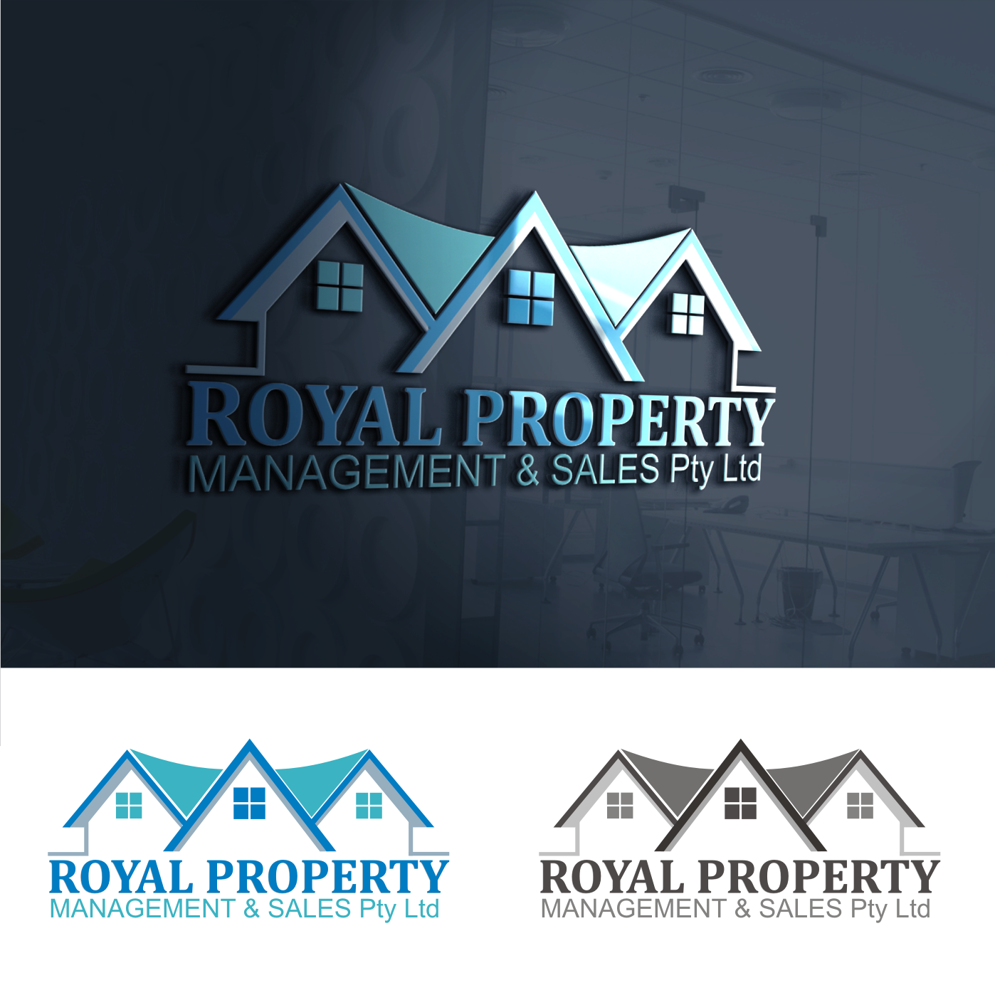 Logo Design by J-Art for Royal Property Management & Sales Pty Ltd | Design #9911946