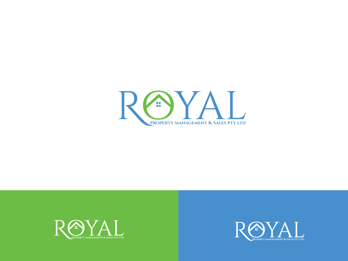 Logo Design by Atec for Royal Property Management & Sales Pty Ltd | Design #9910871