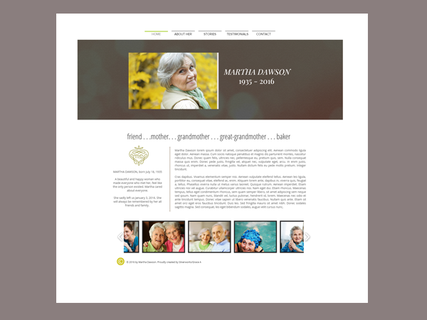 Web Design by Grace A for this project | Design #9915923