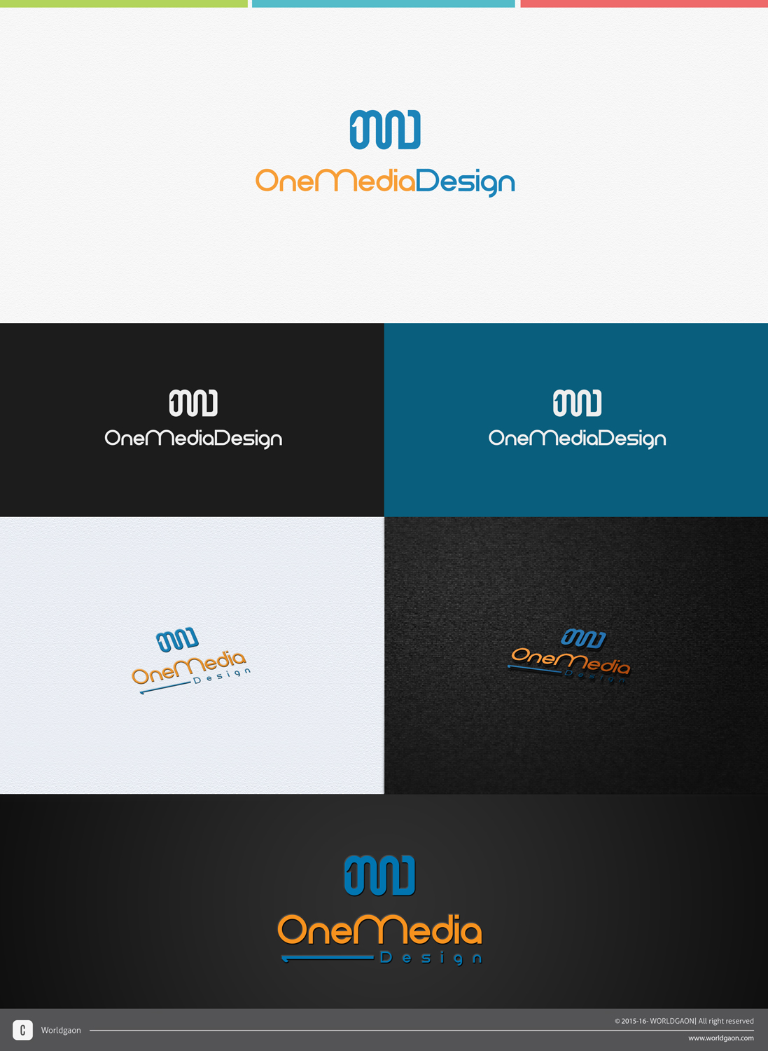 Logo Design by WORLDGAON PVT LTD for One Media Design, LLC | Design #9950031