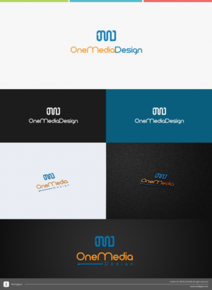Logo Design by WORLDGAON PVT LTD for One Media Design, LLC | Design: #9950031