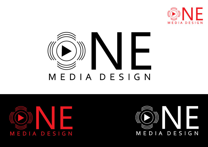 Logo Design by MAWBM for One Media Design, LLC | Design #9908692