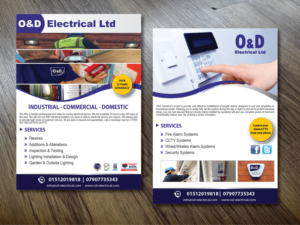 Flyer Design by alex989 for O&D Electrical LTD | Design: #10040381