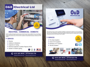 Flyer Design by alex989 for O&D Electrical LTD | Design: #9910069
