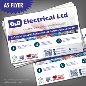 Flyer Design by adiazudin for O&D Electrical LTD | Design #9906959