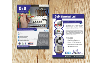 Flyer Design by Alexandar for O&D Electrical LTD | Design #9902611
