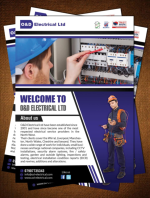 Flyer Design by creative.bugs for O&D Electrical LTD | Design: #9911212