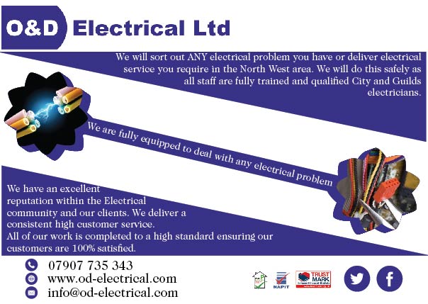 Flyer Design by Graphic Cloud for O&D Electrical LTD | Design #9924654