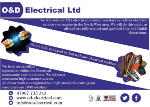 Flyer Design by Graphic Cloud for O&D Electrical LTD | Design: #9924654