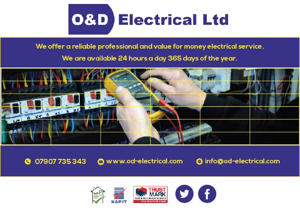 Diseño de Flyer por Graphic Cloud para O&D Electrical LTD | Diseño #9924657