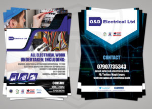Flyer Design by RGraphic for O&D Electrical LTD | Design #9915695