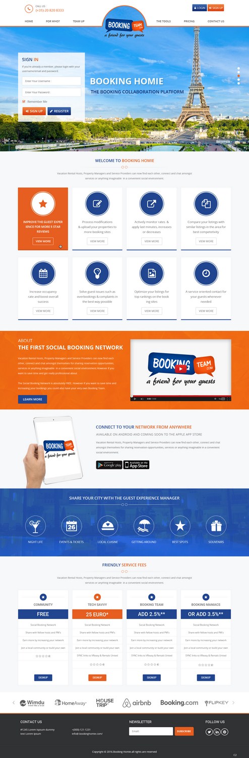 Web Design by pb for Amsterhome | Design #9913030