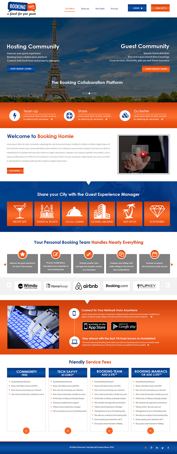Web Design by Creations Box 2015 for Amsterhome | Design #9938839