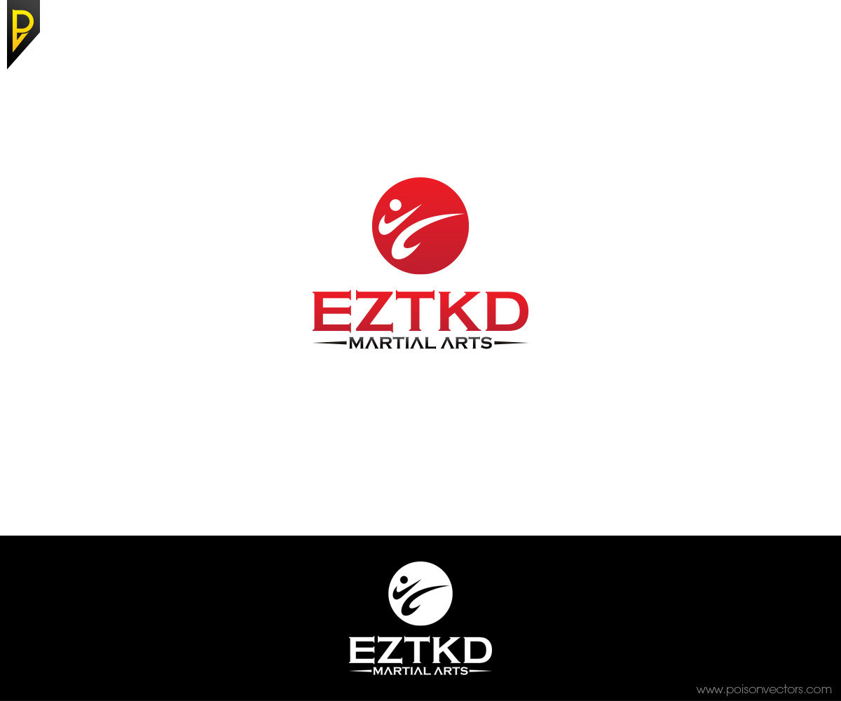 Logo Design by poisonvectors for EZTKD Martial Arts | Design #10111197