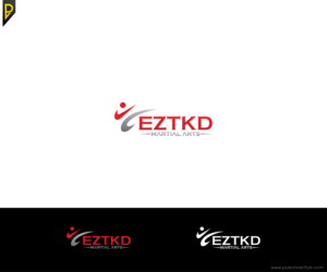 Logo Design by poisonvectors for EZTKD Martial Arts | Design: #10111228