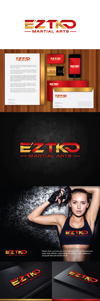 Logo Design by debdesign for EZTKD Martial Arts | Design #10138997