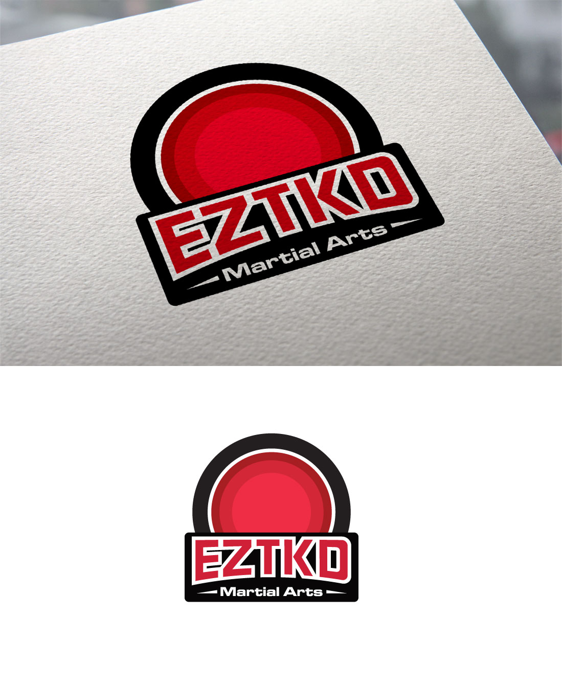 Logo-Design von sathiyamurthy für EZTKD Martial Arts | Design #10127825