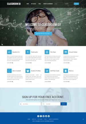 Diseño Web por pb para ClassroomDJ.com | Diseño: #9934512