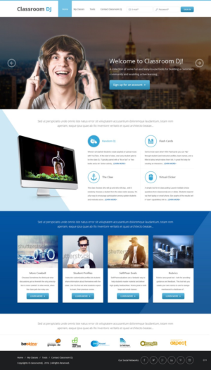 Diseño Web por pb para ClassroomDJ.com | Diseño: #9934515