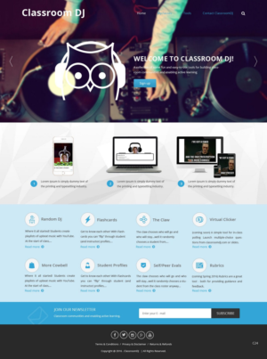 Diseño Web por pb para ClassroomDJ.com | Diseño: #9951785