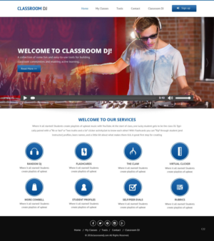 Diseño Web por pb para ClassroomDJ.com | Diseño: #9951794