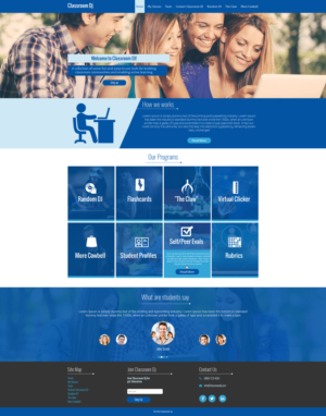 Web Design by Impressive Solutions for ClassroomDJ.com | Design: #10006217