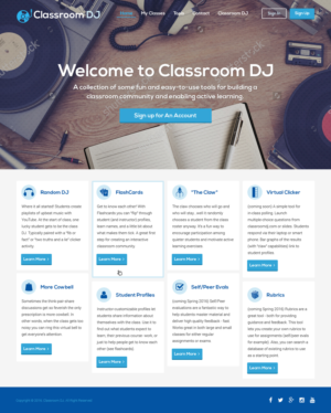 Web Design by Atom for ClassroomDJ.com | Design: #9925075