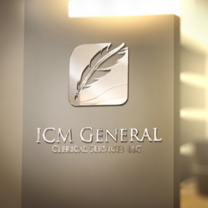 Logo Design by RB WebTel for ICM GENERAL CLERICAL SERVICES LLC | Design: #11094907