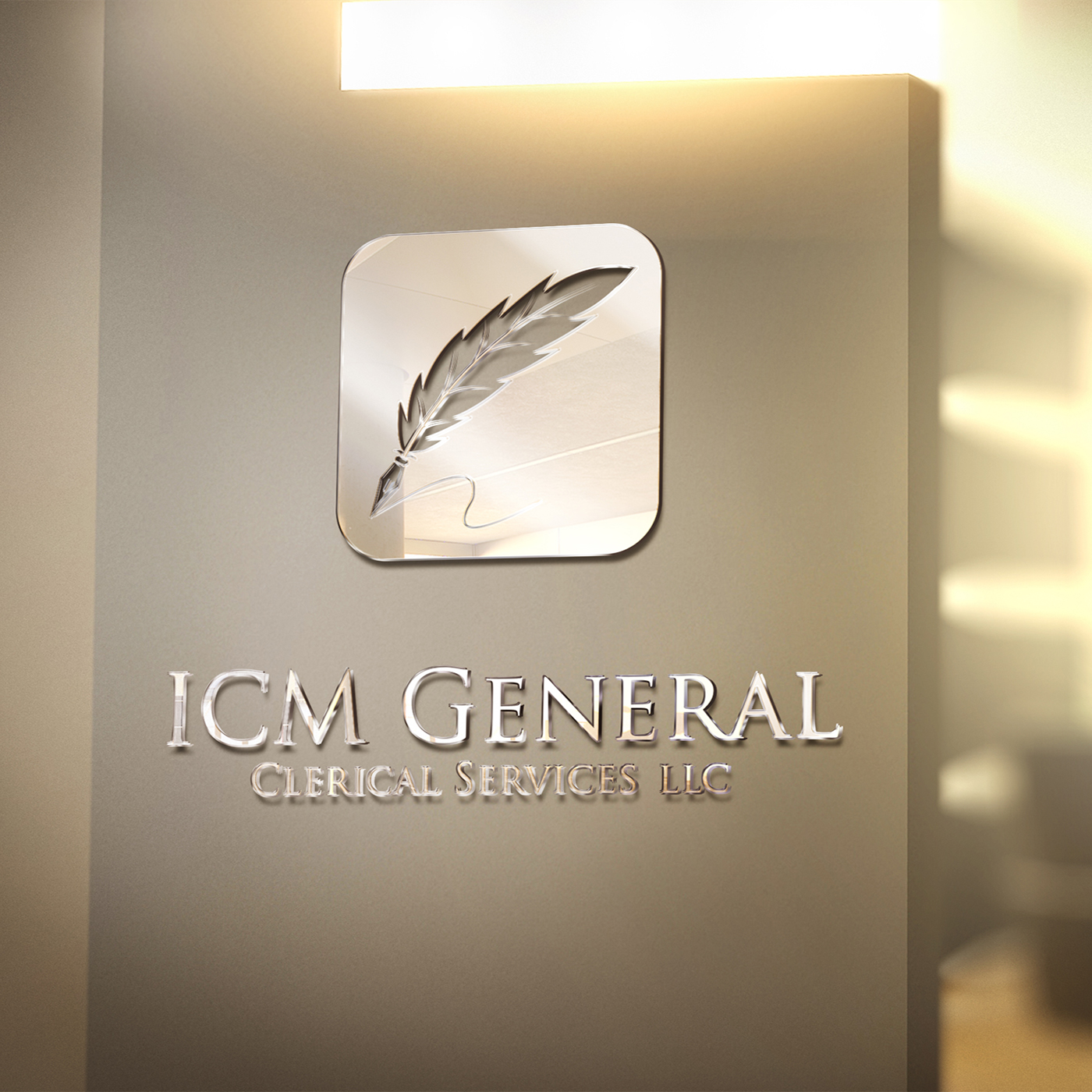 Diseño de Logo por RB WebTel para ICM GENERAL CLERICAL SERVICES LLC | Diseño #11349787