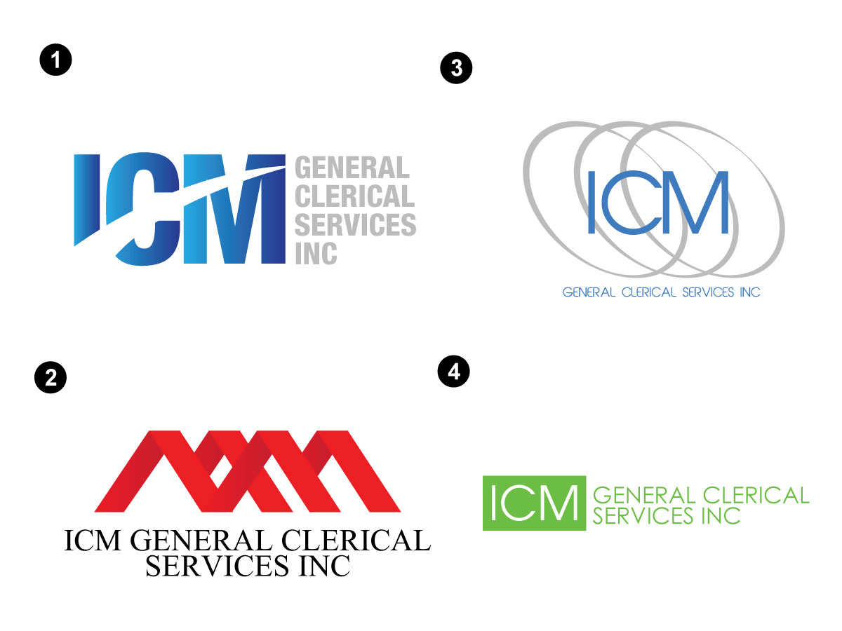 Logo-Design von ney@onedaygraphics für ICM GENERAL CLERICAL SERVICES LLC | Design #9906751