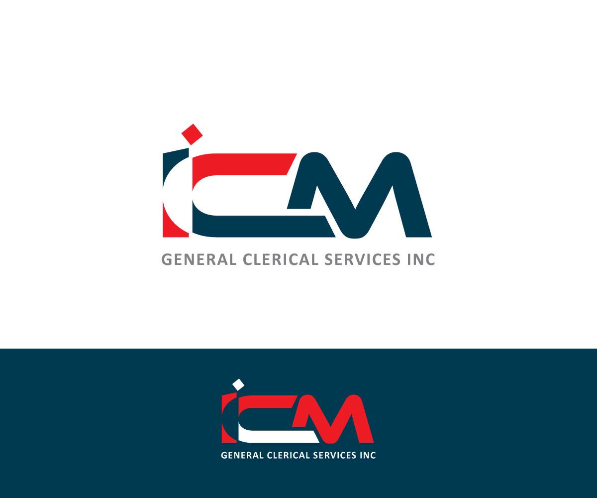 Logo Design by Omee63 for ICM GENERAL CLERICAL SERVICES LLC | Design #9909755