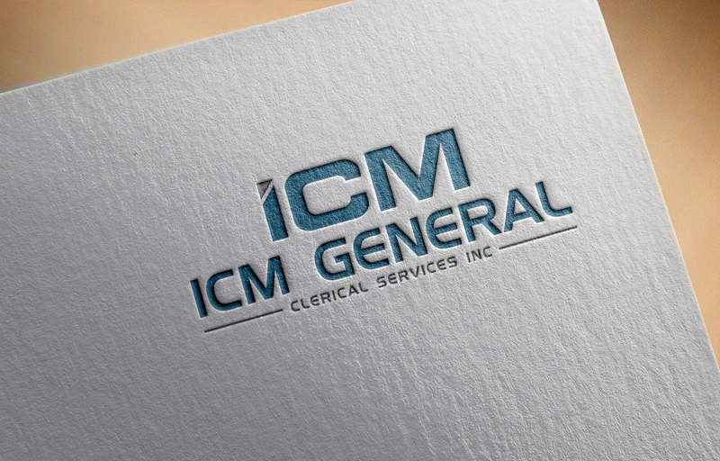 Logo Design by logomaster24 for ICM GENERAL CLERICAL SERVICES LLC | Design #9996480