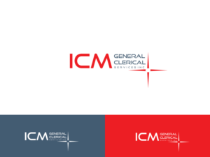 Logo Design by Atec for ICM GENERAL CLERICAL SERVICES LLC | Design: #9918647